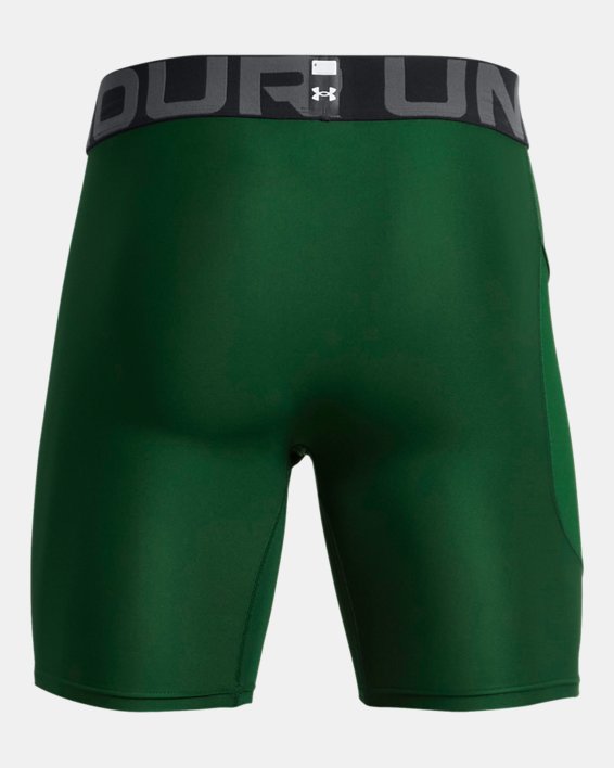 Men's HeatGear® Armour Compression Shorts, Green, pdpMainDesktop image number 5